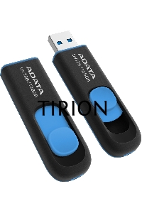 Флеш диск 128GB ADATA UV128, USB 3.0, черный/синий