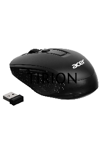 Мышь беспроводная Acer OMR060 черный, 1600 dpi, радиоканал, USB, кнопки - 6