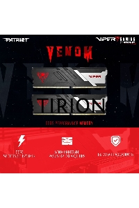 Оперативная память Patriot Viper Venom, DDR5, 32GB (2x16GB), 7200MHz, CL34, с радиатором, черный
