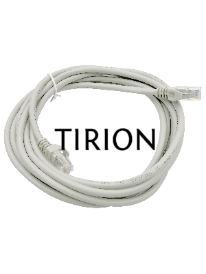 Патч-корд Buro Basic UTP 4 пары cat6 CCA molded 3м серый RJ-45 (m)-RJ-45 (m)