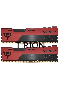 Оперативная память Patriot Viper Elite II, DDR4, 16GB (2x8 GB), 2666 MHz, CL16, радиатор, красный