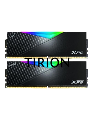 Оперативная память XPG Lancer, DDR5, 32GB (2x16GB), 5200MHz, CL38, с радиаторами, RGB черный