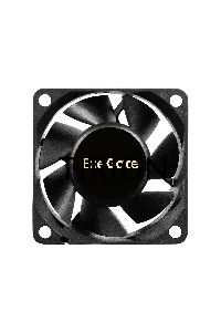 Вентилятор для корпуса ExeGate ExtraSilent ES06025S3P-5 черный, 60 мм, 2300 об/мин, 18 дБ, 3 pin