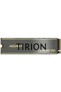Накопитель SSD ADATA LEGEND 850, 1Tb, PCIe 4.0 x4, M.2 2280, NVMe, R/W 5000/4500, с радиатором