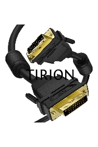 Кабель Greenconnect GCR-DM2DMC2-7.0m PROF 7.0m DVI-D, черный, GOLD, ферритовые кольца, OD 8.5mm, 28 AWG, DVI/DVI, 25M/25M, двойной экран