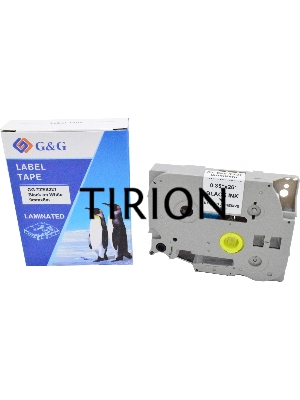 Картридж ленточный G&G GG-TZES221 черный на белом 9x8 для Brother 1010/1280/1280VP/2700VP