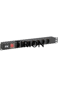 Блок PDU 7 розеток DIN49440 (нем. cтанд.), с LED выключателем,1U, без шнура, вх. IEC320 C14, алюминиевый профиль, черный PDU 7 розеток DIN49440 (нем. cтанд.), с LED выключателем,1U, без шнура, вх. IEC320 C14, алюминиевый профиль, черный