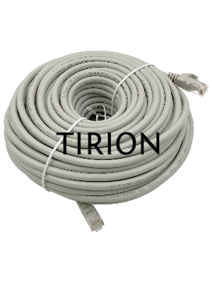 Патч-корд Buro Basic UTP 4 пары cat6 CCA molded 30м серый RJ-45 (m)-RJ-45 (m)