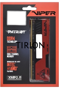 Оперативная память Patriot Viper Elite II, DDR4, 16GB (2x8 GB), 2666 MHz, CL16, радиатор, красный