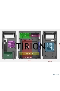 Компьютерный корпус Case Forza mATX case, black, w/PSU 450W 12cm, w/2xUSB3.0, w/pwr cord, w/o FAN