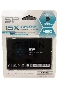 Накопитель SSD Silicon Power Slim S55, 480Gb, SATA, 2.5