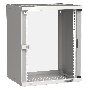 Шкаф монтажный ITK LINEA WE (LWE3-15U64-GF) 15U 600x450мм пер.дв.стекл 50кг серый 400мм 200град. 715мм IP20
