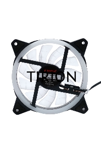Вентилятор Gembird D12025S12L-W черный 120мм 20,5db 3-pin
