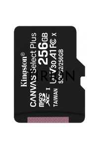 Флеш карта microSDHC 256GB microSDXC Class10 Kingston <SDCS2/256GBSP> UHS-I Canvas Select up to 100MB/s без адапт