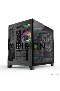 Компьютерный корпус AeroCool / Formula Crystal Z5 черный без БП mATX 1x120mm 2xUSB2.0 1xUSB3.0 audio bott PSU