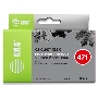 Картридж струйный Cactus CS-CLI471XLBK фото черный (10.8 мл) для Canon MG5740/MG6840/MG7740
