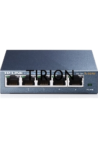 Коммутатор TP-Link SOHO TL-SG105 5-port Desktop Gigabit Switch, 5 10/100/1000M RJ45 ports, metal case