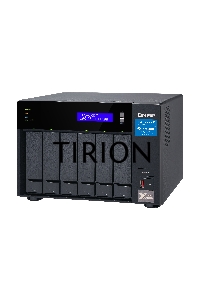 Сетевое хранилище без дисков SMB QNAP TVS-672XT-i3-8G 6-Bay NAS, Intel Core i3-8100T 4-core 3.1 GHz Processor, 8GB DDR4 RAM (max 32GB RAM), 6x 2.5