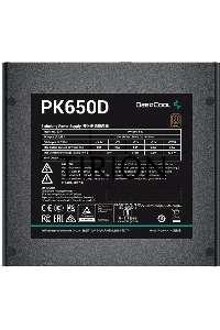 Блок питания Deepcool / GamerStorm  PK650D, 650Вт, 80 PLUS Bronze, 120мм, черный
