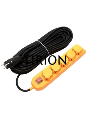 Удлинитель 5х20м с заземл. 16А IP44 У10-026 с выкл. с индик. КГ 3х1.5 розетки с защ. крышкой UNIVersal 9634139