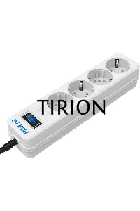 Сетевой фильтр ZIS PILOT Surge protector Pilot SG5 5 outlets (GP), 10A / 2.2kVt, automatic circuit-breaker, 5 m