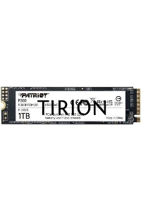 Накопитель SSD Patriot P300, 1000GB, PCIe 3.0 x4, M.2 2280, NVMe, R/W 2100/1650