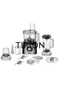 Кухонный комбайн Bosch MCM3501M 800 Вт, Скорости: 2, Блендер 1 л, Чаша 2.3 л, Цвет: черны/серебристый