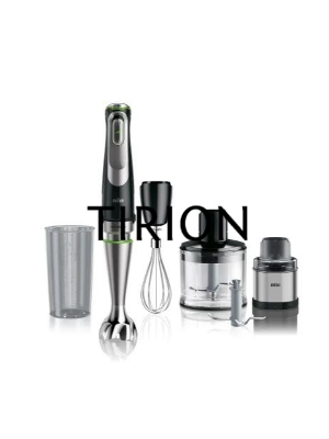 Блендер погружной Braun MQ9138XI, 1200Вт, черный