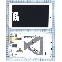 Модуль (матрица + тачскрин) для Asus MeMO Pad 8 (ME180A) белый с рамкой