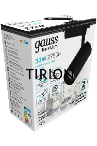 Система трековая Gauss TR073 32Вт 4000K цв.св.:белый нейтральный черный