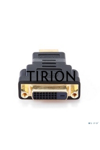Переходник Gembird Переходник HDMI-DVI 19M/25F, золотые разъемы, пакет(A-HDMI-DVI-3)