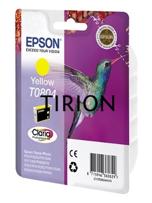 Картридж струйный Epson C13T08044011 желтый для Epson St Ph P50/PX660/PX720WD (330стр.)