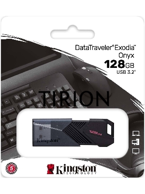 Флеш диск Kingston 128Gb DataTraveler Exodia Onyx DTXON/128GB USB3.2 черный