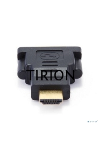 Переходник Gembird Переходник HDMI-DVI 19M/25F, золотые разъемы, пакет(A-HDMI-DVI-3)