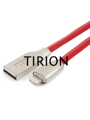 Кабель Cablexpert для Apple CC-G-APUSB01R-1M, AM/Lightning, серия Gold, длина 1м, красный, блистер