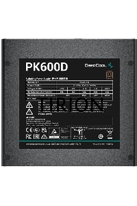 Блок питания Deepcool / GamerStorm  PK600D, 80 PLUS Bronze, 120мм, черный