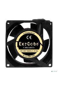 Вентилятор для корпуса ExeGate EX08038SAT черный, 80 мм, 2500 об/мин, 34 дБ
