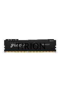 Оперативная память Kingston Fury Beast, DDR4, 16GB (1x16GB), 3600MHz, CL18, с радиатором, черный