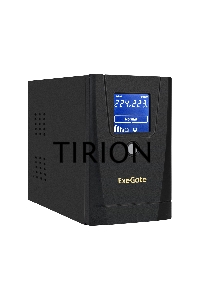 Источник бесперебойного питания ExeGate SpecialPro Smart LLB-1000.LCD.AVR.1SH.2C13.RJ.USB <1000VA/550W, LCD, AVR, 1*Schuko+2*C13, RJ45/11,USB, металлический корпус, Black>