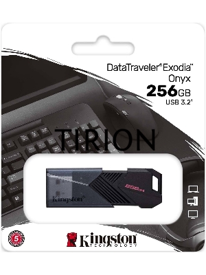 Флеш диск Kingston 256Gb DataTraveler Exodia Onyx DTXON/256GB USB3.2 черный