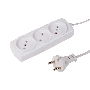 Удлинитель PROconnect STANDARD 3 гнезда, 5 м, 2х0.75 мм², б/з, белый