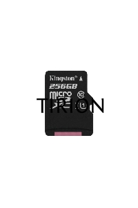 Флеш карта microSDHC 256GB microSDXC Class10 Kingston <SDCS2/256GBSP> UHS-I Canvas Select up to 100MB/s без адапт