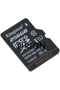 Флеш карта microSDHC 256GB microSDXC Class10 Kingston <SDCS2/256GBSP> UHS-I Canvas Select up to 100MB/s без адапт