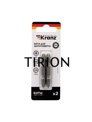 Бита для шуруповерта KRANZ PH2-PH2х50 мм (2 шт./уп.)