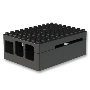 Корпус RA182 black для микрокомпьютера Raspberry Pi 3 ACD Black ABS Plastic Building Block case for Raspberry Pi 3