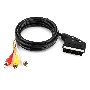 Кабель аудио/видео Gembird 1 x RCA x 3 (male) / 1 x SCART (male), 1.8 м