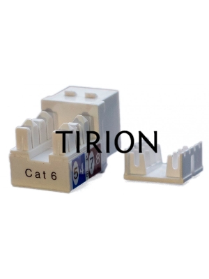 Вставка Keystone Jack Hyperline KJ9-8P8C-C6-90-WH RJ-45(8P8C), категория 6, белая