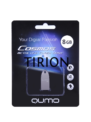 Флэш Диск USB 2.0 QUMO 8GB Cosmos QM8GUD-Cos Silver