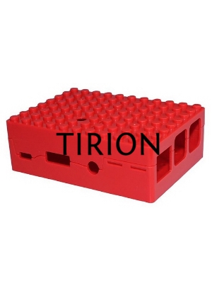 Корпус RA183 red для микрокомпьютера Raspberry Pi 3 ACD Red ABS Plastic Building Block case for Raspberry Pi 3