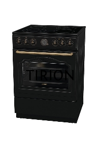 Электрическая плита Gorenje GECS6B71CLB черный стеклокерамика (без крышки)